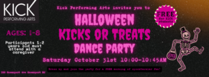 kicks or treats (facebook cover)